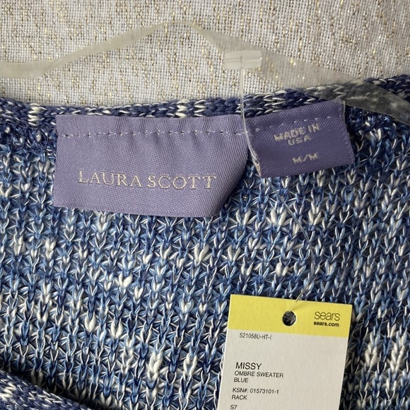 Laura Scott 3/4 Sleeve Sweater Size M - Picture 4 of 5